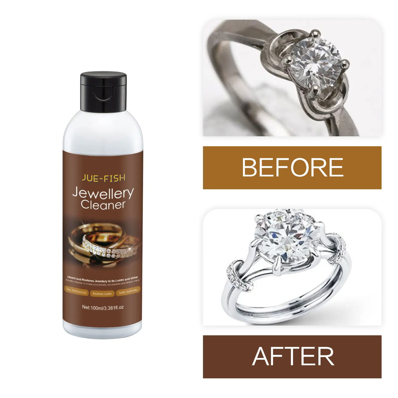 Diamond Drunk Premium Non-toxic Jewelry Cleaner